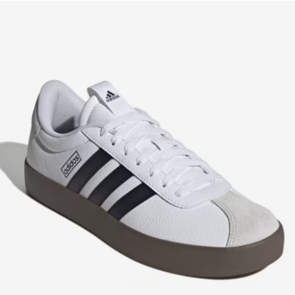 New Adidas VL Court 3.0 White Black Gum  Men’s Sneakers ID6285